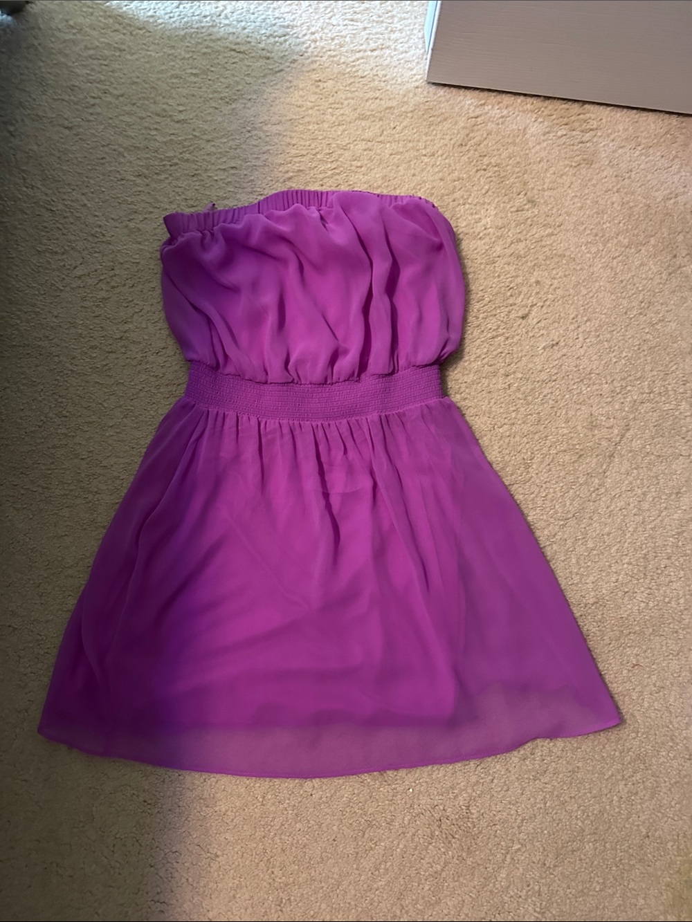 Lilac express lined soft dress s small